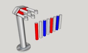 charging post for electric car